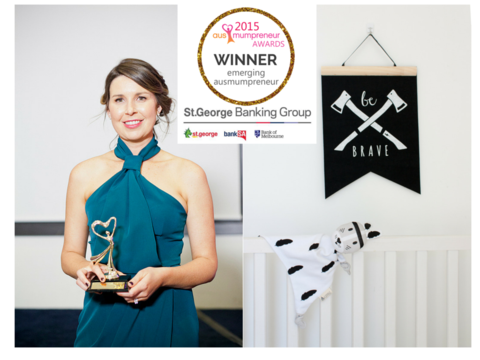 Kippins founder Heather Rowland wins AusMumpreneur of the Year Award