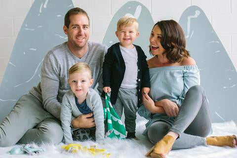 Kippins managing director Heather Rowland and family