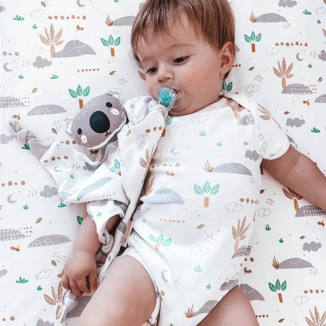 Desert Cot Sheet - Organic Cotton Jersey