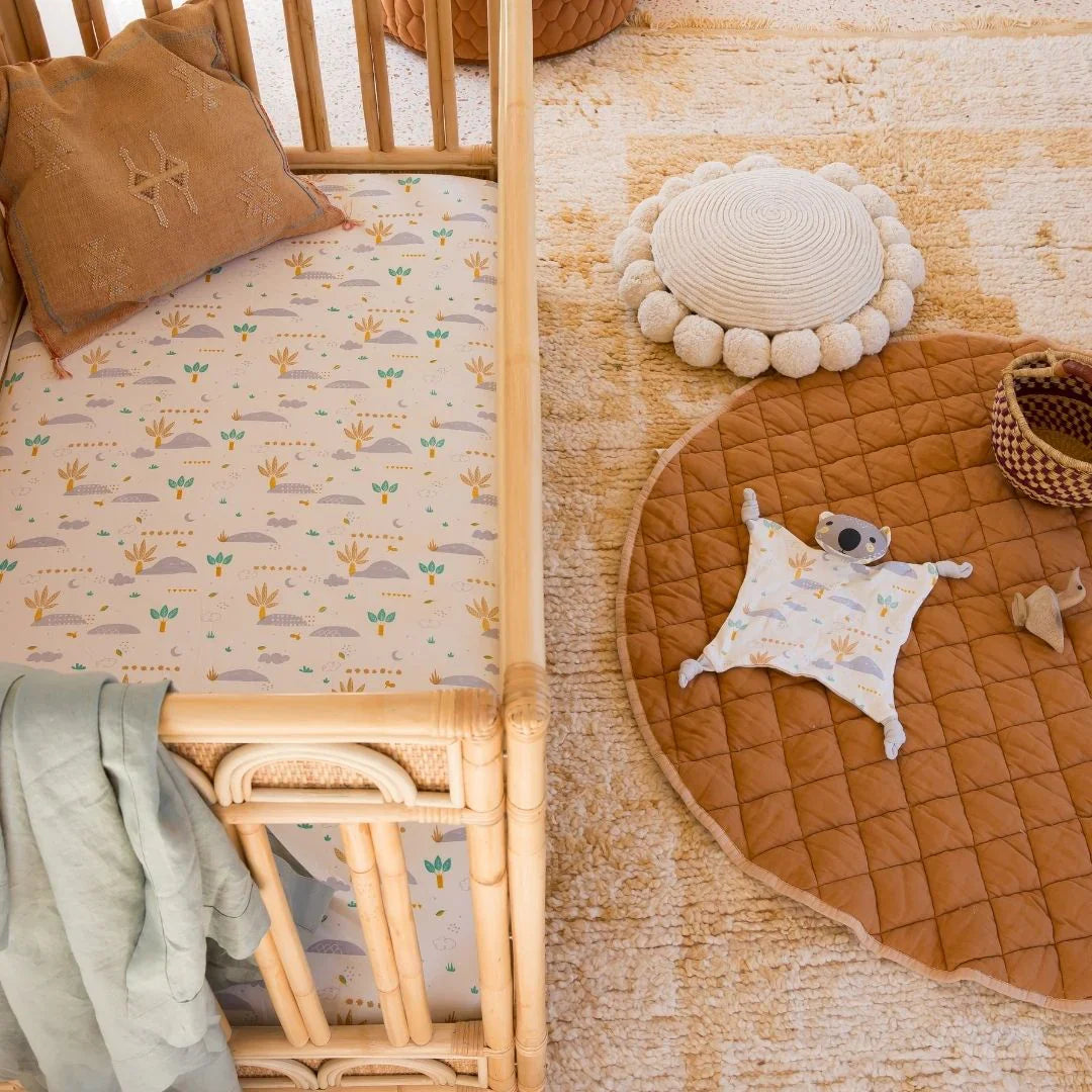 Desert Cot Sheet - Organic Cotton Jersey