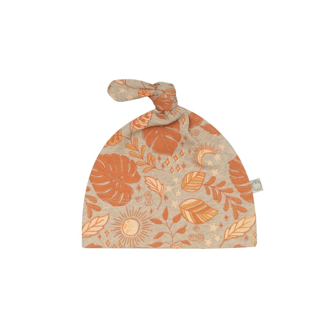 Autumn Organic Knot Beanie