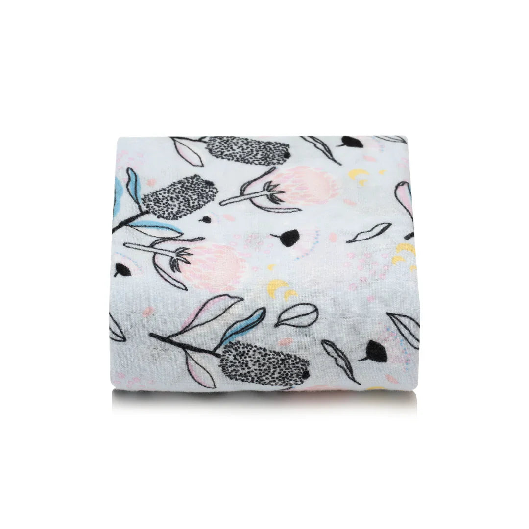 Organic Muslin Swaddle - Banksia