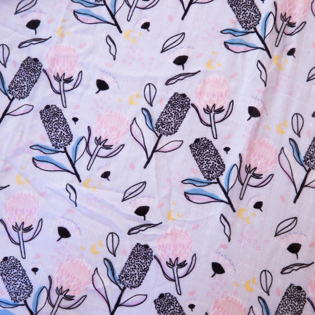 Organic Muslin Swaddle - Banksia