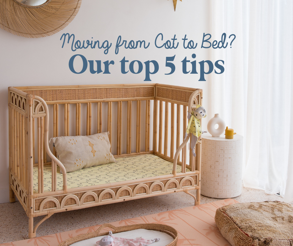 If you're thinking about moving your little one from a cot to a bed