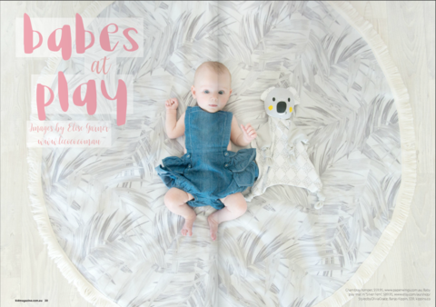 Kids Magazine features Kippins baby comforters
