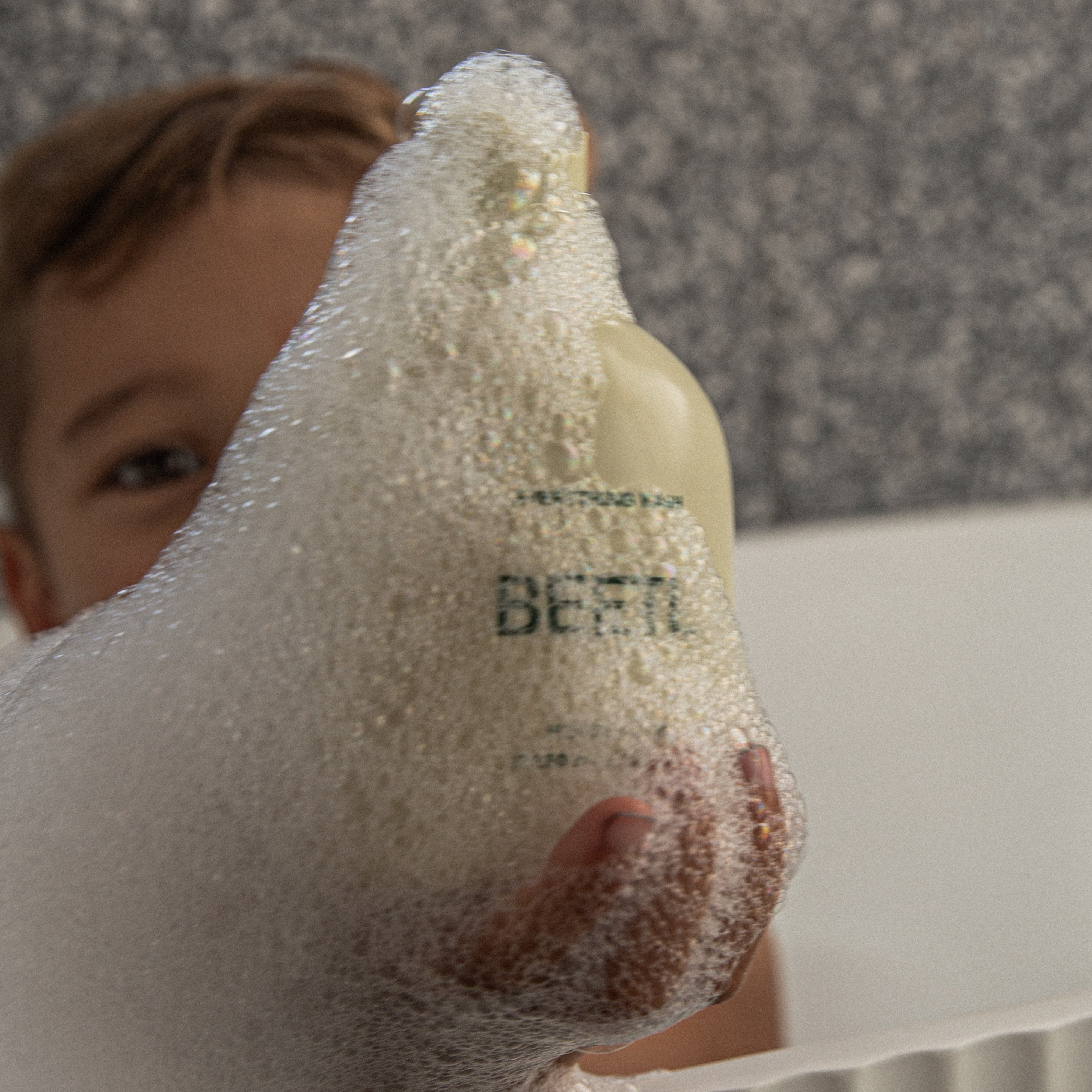 BEETL Everything Wash 250ml bottle with clear label, natural cleaning product suitable for multiple surfaces and uses.