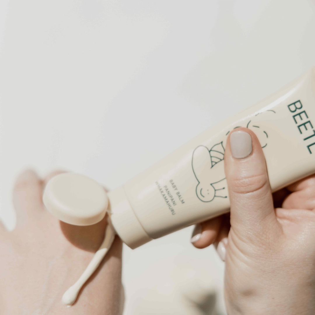 BEETL Baby Balm 75g jar showcasing the soothing, gentle balm designed for baby's delicate skin.