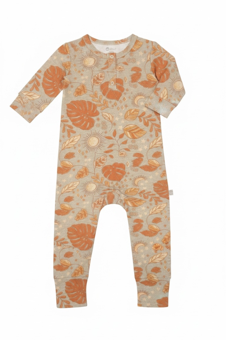 Kippins  Autumn Long Sleeve KipZip Romper