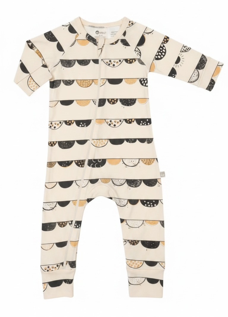 Kippins  Mono Long Sleeve KipZip Romper