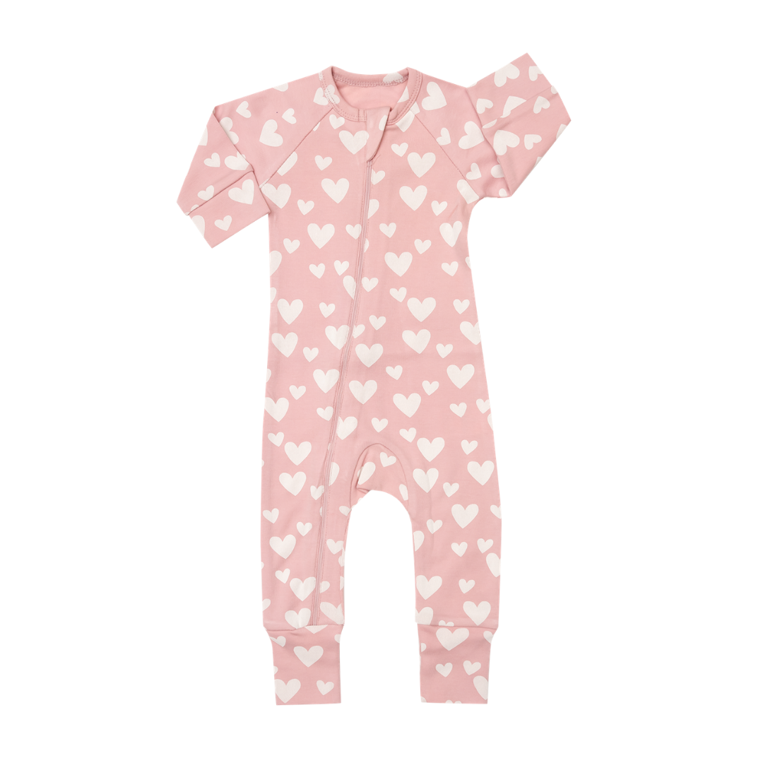 Kitty Long Sleeve KipZip Romper