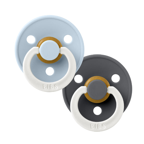 Iron/Baby Blue GLOW Round, Latex (2pk) - Kollektive - Official distributor