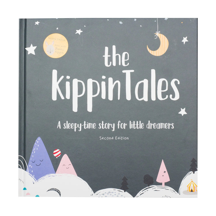 Kippins The KippinTales book by Kippins, featuring colorful illustrated pages for children’s storytelling and reading.
