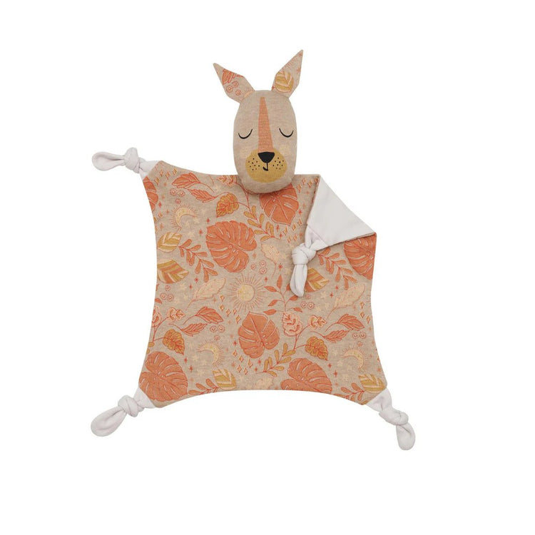 Kippins Sonny Kippin organic cotton baby comforter cuddle blankie with soft, colorful design for infants.