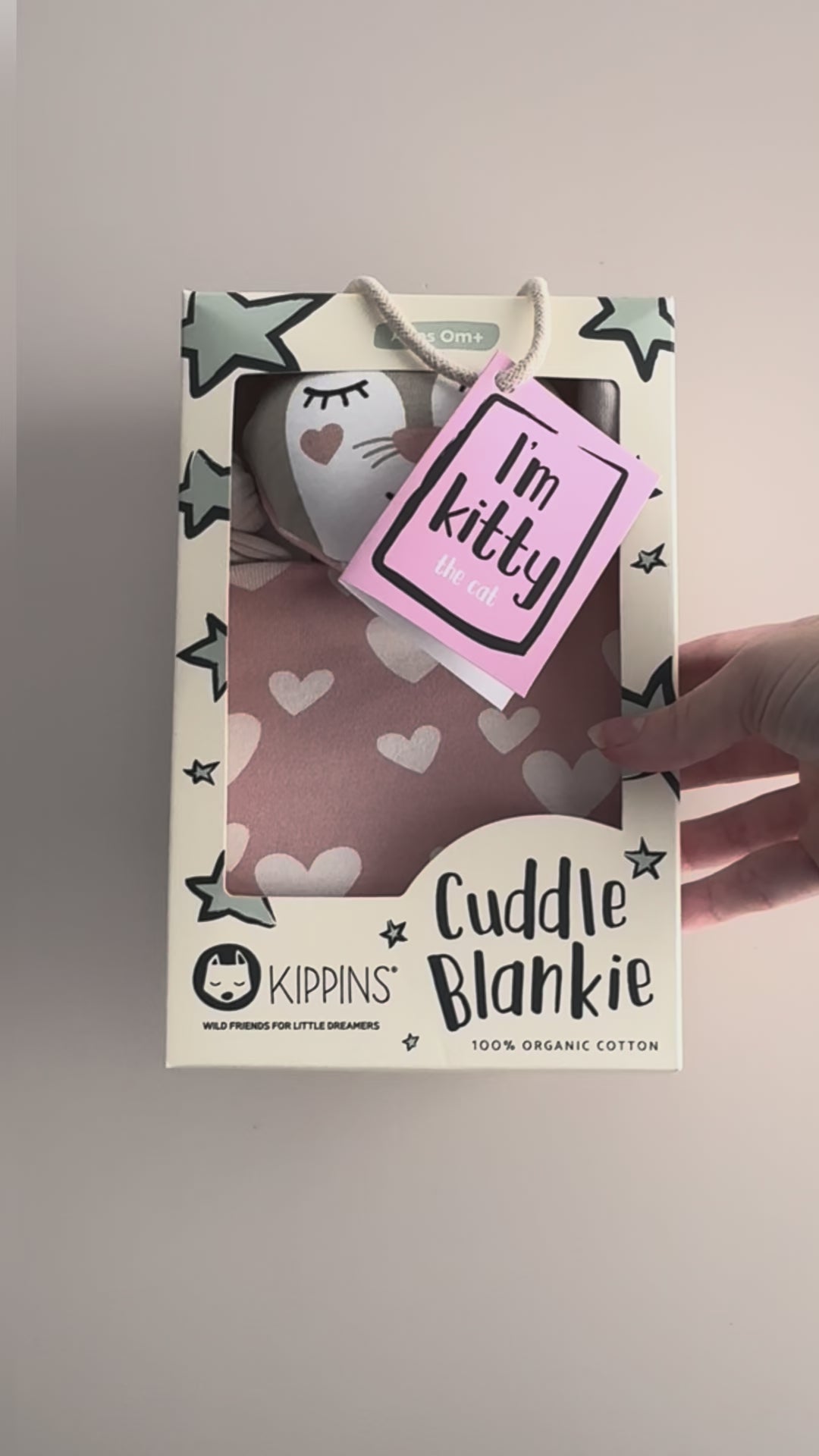Kitty Kippin Organic Cotton Baby Comforter