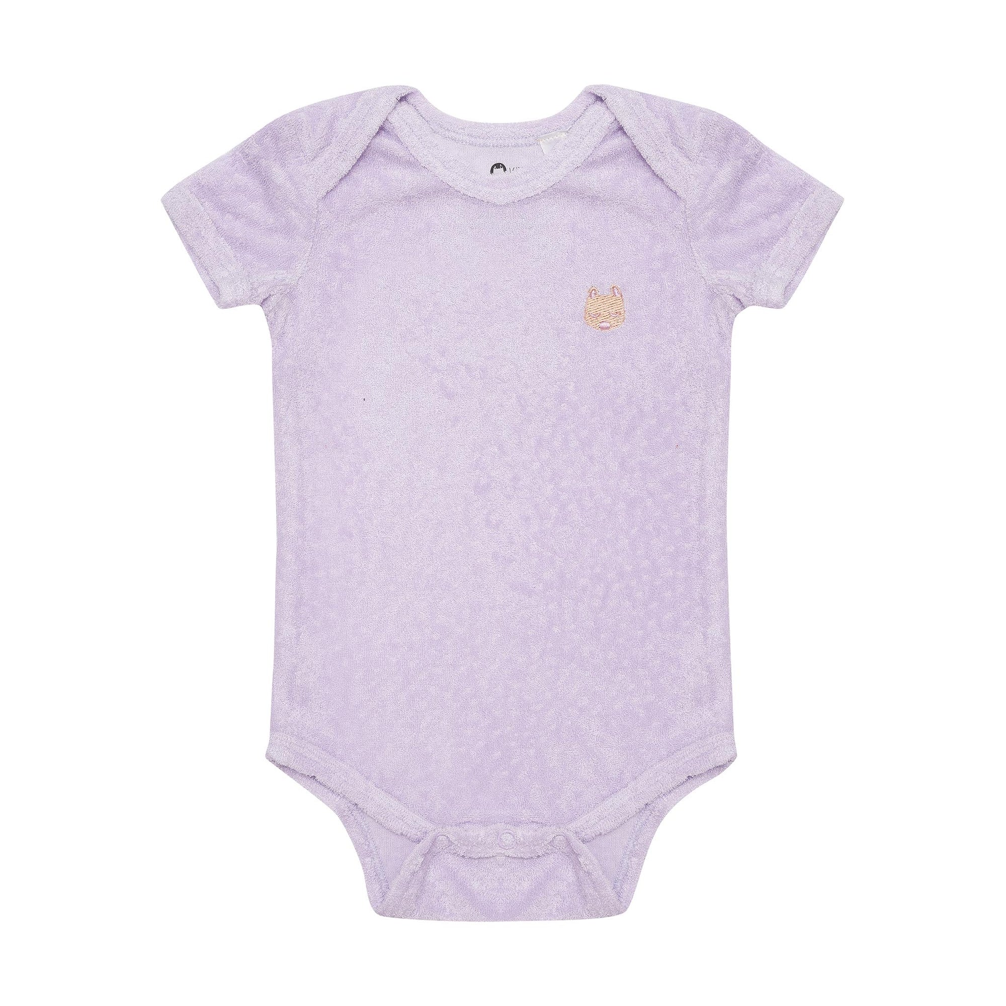 Bamboo Terry Bodysuit - Lilac (7505888116985)